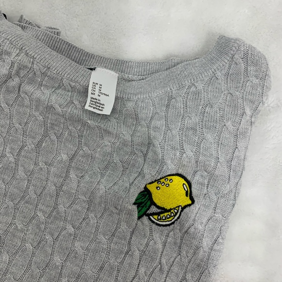 HM Divided lemon sweater - Picture 2 of 2